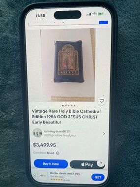 Vintage Holy Bible . 1953 year. Rare